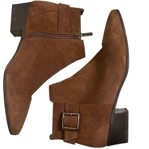 Aquatalia Fernn Weatherproof Suede Booties - Picture 1 of 4